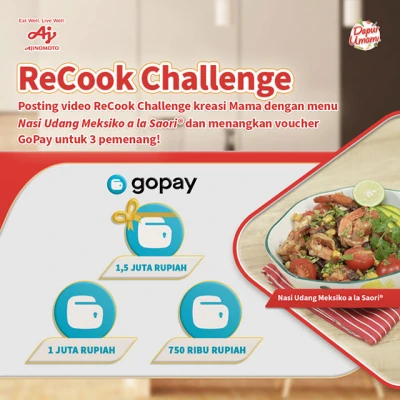 ReCook Challenge  Nasi Udang Meksiko ala Saori®