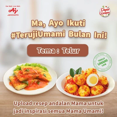 #TERUJIUMAMI Tema: Telur