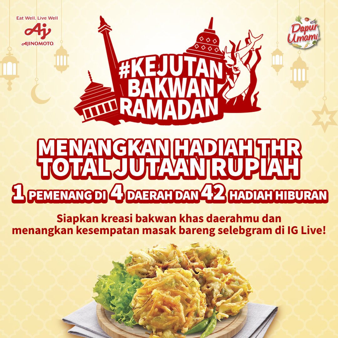 Kejutan Bakwan Ramadan Berhadiah Jutaan Rupiah