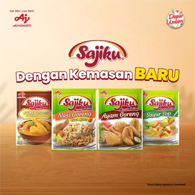 Kemasan Baru Sajiku® Bumbu Praktis