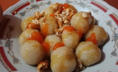 Cilok Isi Telur Dadar
