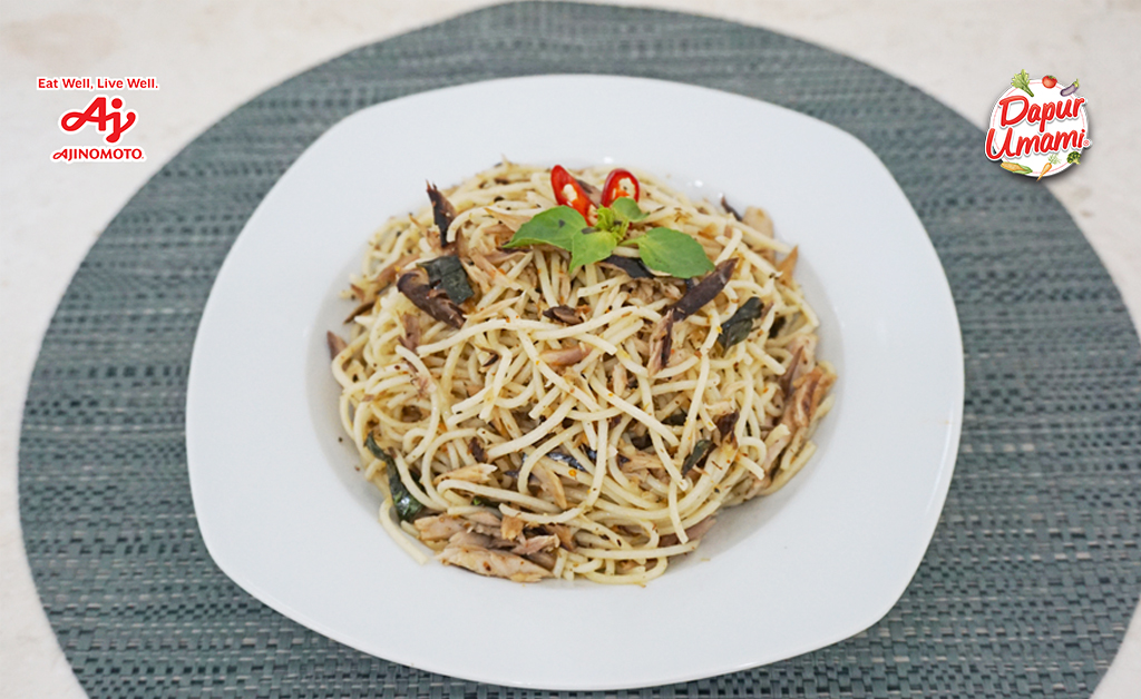 Spaghetti Tongkol Aglio Olio ala AJI-NO-MOTO®