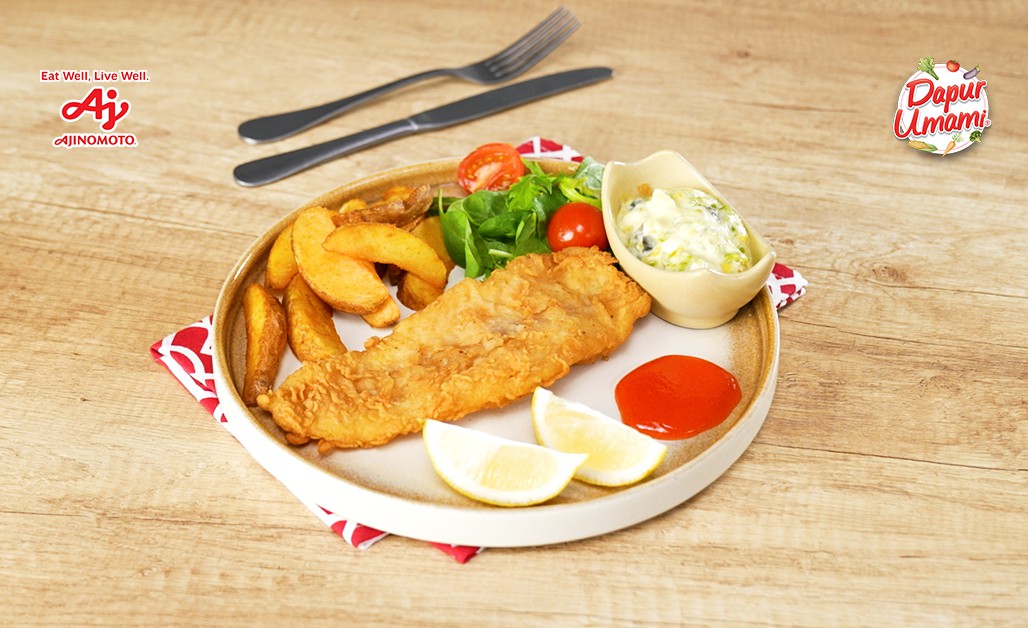 Fish and Chips with Salad ala Mayumi®