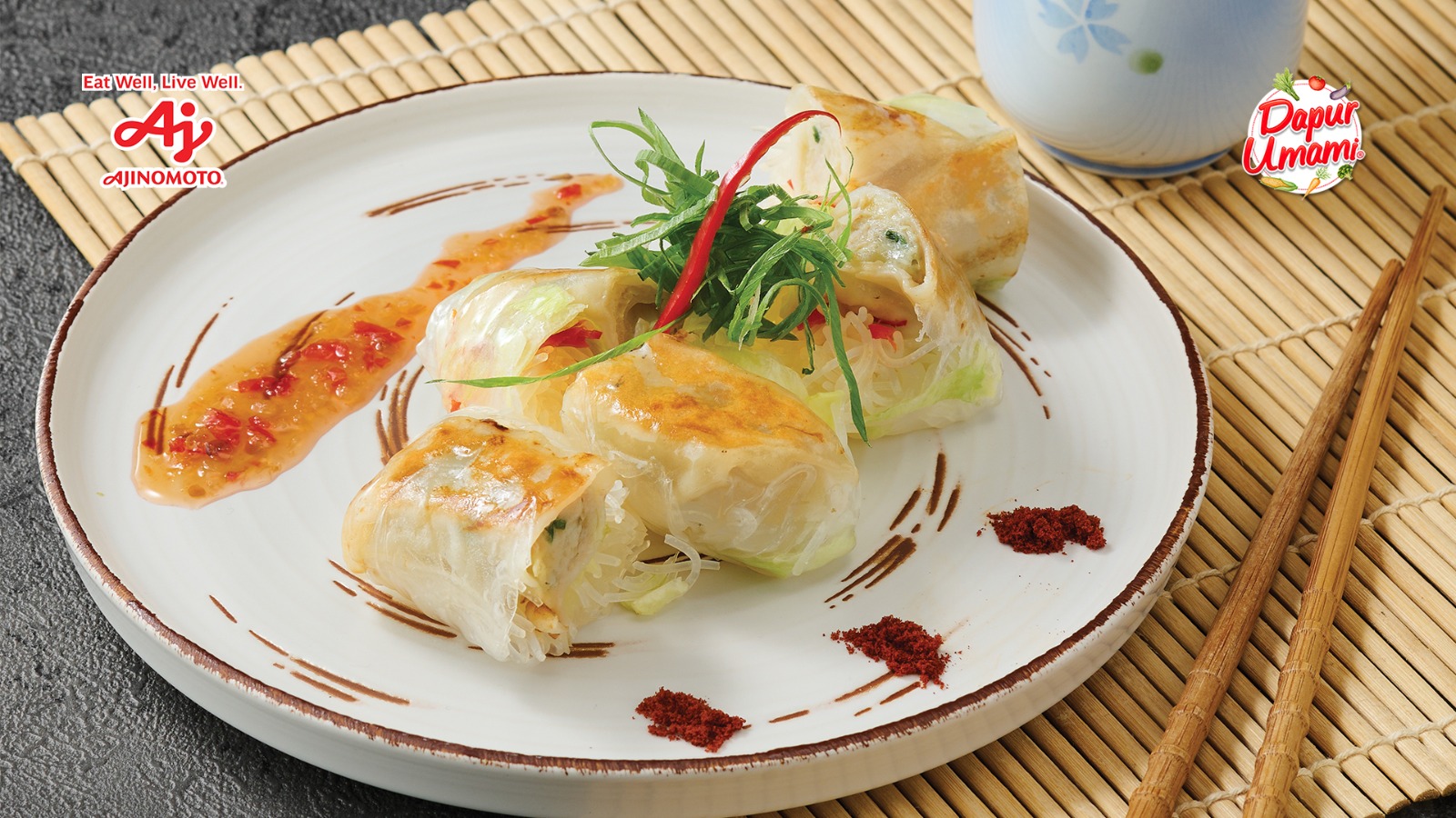 Rice Pepper Salad Gyoza