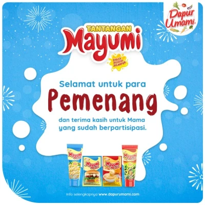 Selamat Untuk Para Pemenang Tantangan Mayumi