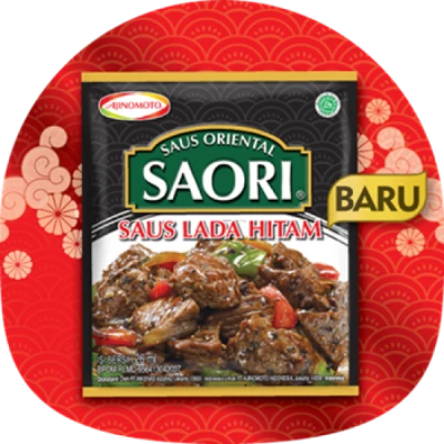 Varian Baru Saori® Saus Lada Hitam