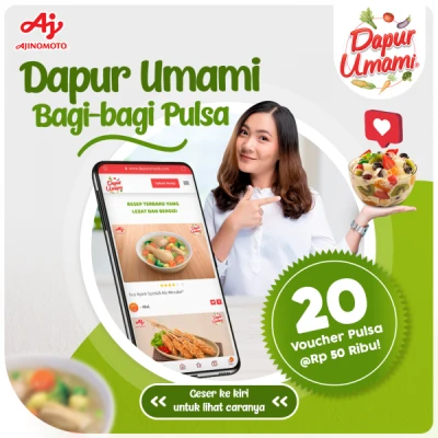 Dapur Umami Bagi-Bagi Pulsa!