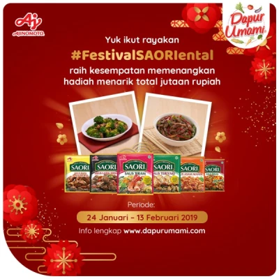 Mama, yuk ikut rayakan #FestivalSAORIental!