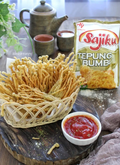 JAMUR ENOKI GORENG