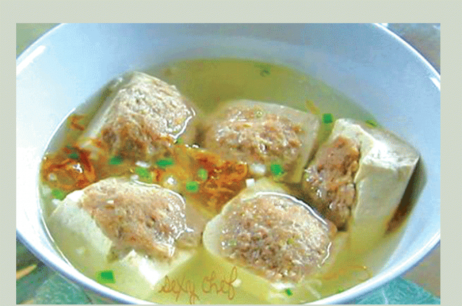 Sup Tahu Bakso ala masako