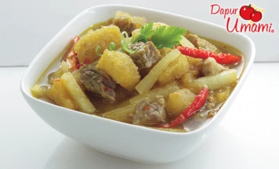 Krupuk Kulit dan Bengkuang Kuah