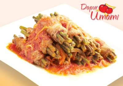 Kacang Panjang Gulung Daging