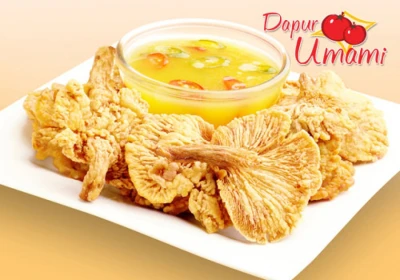 Jamur Crispy Saus Jeruk