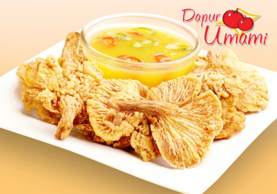 Jamur Crispy Saus Jeruk