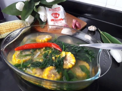 Sayur Bening Bayam Jagung