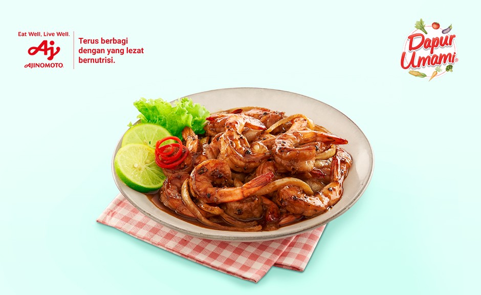 Udang Saus Lada Hitam Ala SAORI®