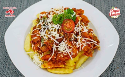 1. Kentang Goreng Bolognese ala Masako®