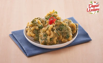 9- Bakwan Makaroni Bayam ala Sajiku®