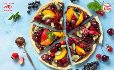 gambar pizza buah