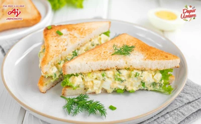 Resep Sandwich Telur, Ide Sarapan Praktis, Enak, dan Mengenyangkan
