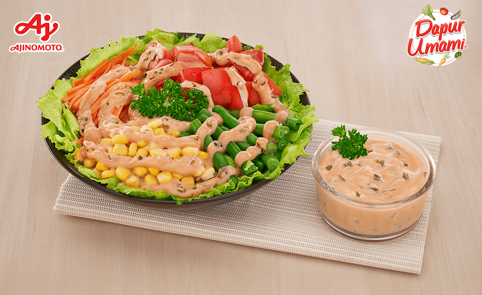 Salad sayuran hijau