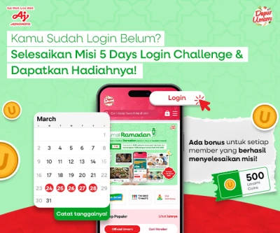 5 Days Login Challenge Maret