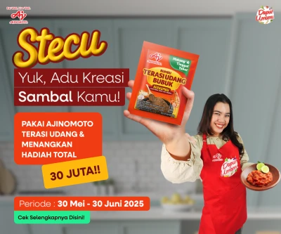 Challenge Bikin STECU (Sambal Terasi Cepat Umami) bersama AJINOMOTO® Terasi Udang