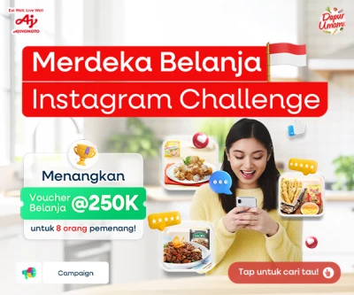 Instagram Challenge Berhadiah Voucher