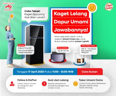 Kaget Lelang Dapur Umami