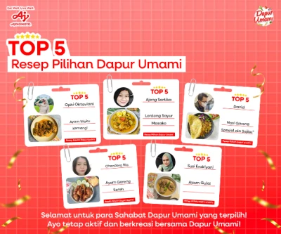 TOP 5 Resep Pilihan Dapur Umami April W2