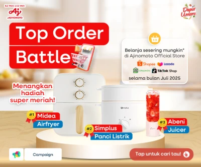 WAJIB IKUTAN! Top Order Battle Ajinomoto Official Store🌟
