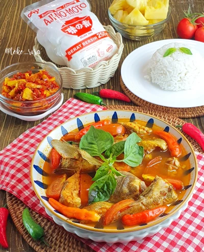 Recook Pindang Patin Sambal Nanas ala AJI-NO-MOTO®