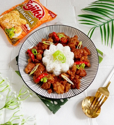 Recook Ayam Popcorn Crispy Manis ala Sajiku®