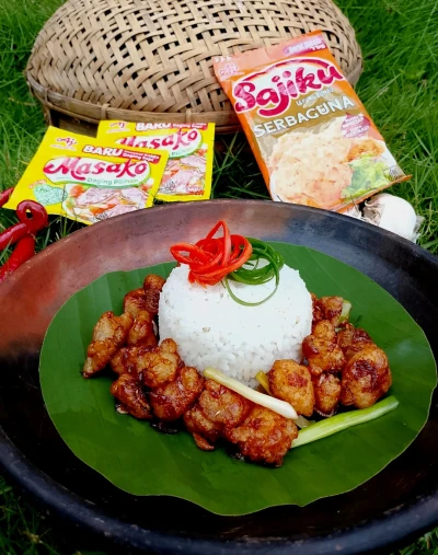 Recook Ayam popcorn crispy manis ala SAJIKU®