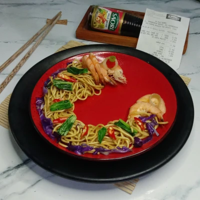 Recook Mie Goreng Seafood ala Saori