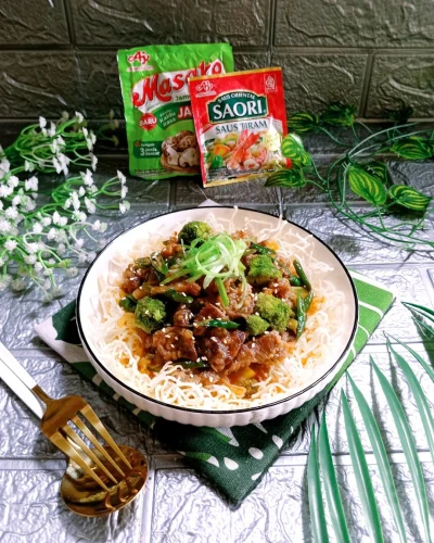 Recook Tumis Daging Cah Brokoli Ala Mami Shireen