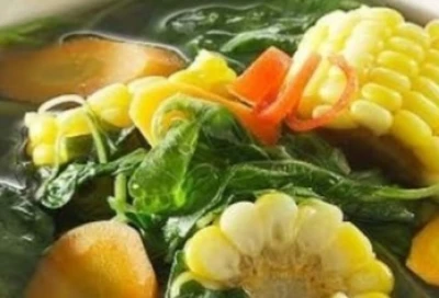 Recook Sayur bening bayam jagung