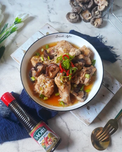 Recook Ayam Jamur Kukus ala Chef Yuda