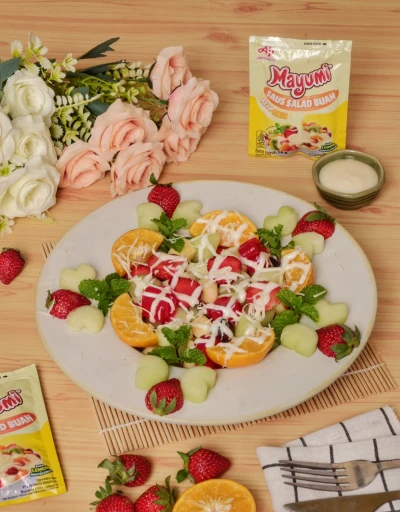 Recook Salad Buah Happy Mayumi® ala Mami Abe