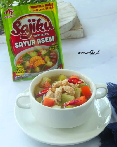 Asem-Asem Ayam Labu