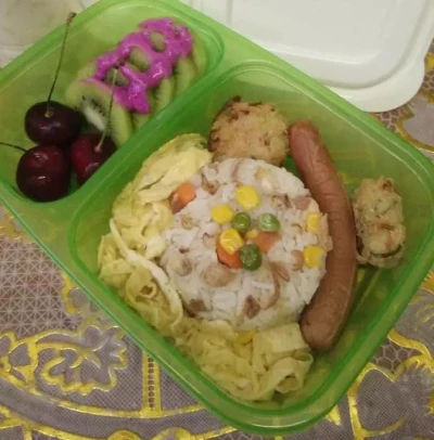 Recook Nasi goreng Ayam Masako
