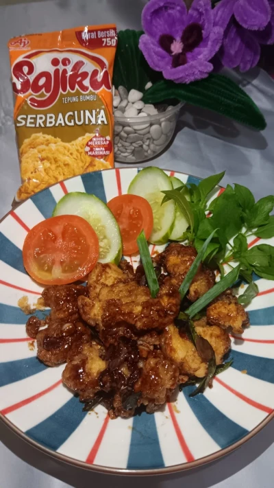 Recook Ayam Popcorn Crispy Manis ala Sajiku®