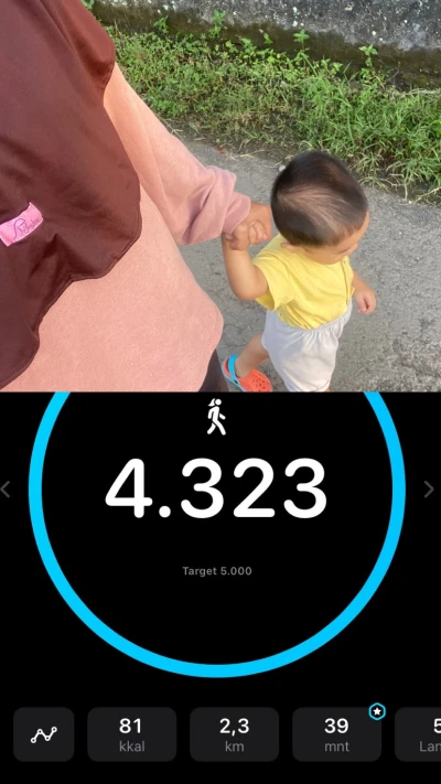 Back to Routine after Lebaran - Jalan kaki bersama si kecil