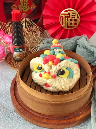 Bakpao Barongsai Ayam Jamur