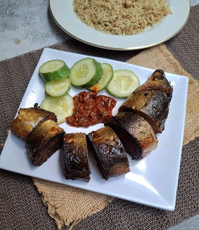 Bandeng Isi dan nasi kebuli