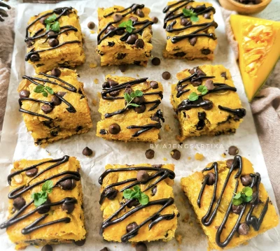 Berkreasi Mengolah Labu Kuning dan Coklat
