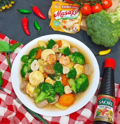 Bikin Kreasi #Bokolicious Resepku yaitu 𝙎𝙖𝙥𝙤 𝙏𝙖𝙝𝙪 𝘽𝙧𝙤𝙠𝙤𝙡𝙞𝙘𝙞𝙤𝙪𝙨 𝙎𝙖𝙤𝙧𝙞®