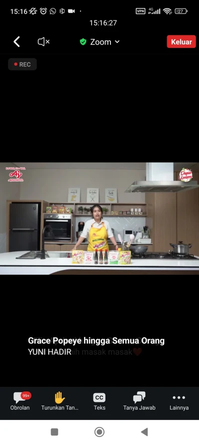 Chef Jeje "DIA MASAK BERSAMA AJINOMOTO"