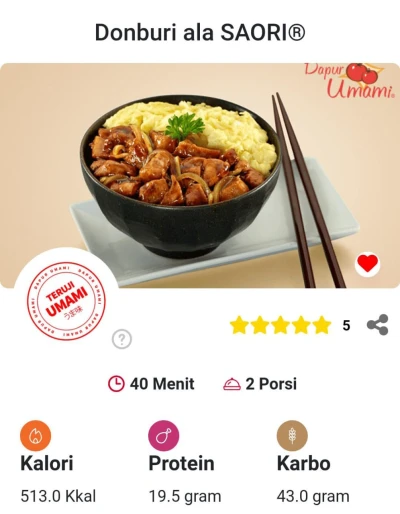 Donburi ala SAORI®