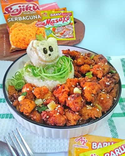 Recook Ayam Popcorn Crispy Manis ala Sajiku®